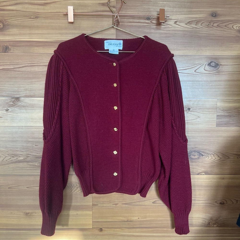 Deans Of Scotland Burgundy Women's Sweater